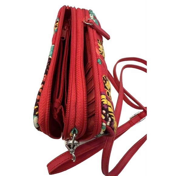 Vera Bradley Retired Rumba All In One Crossbody Wallet Purse - Picture 6 of 11